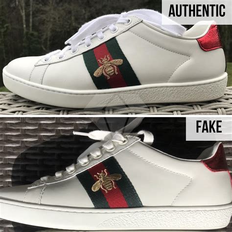 fake gucci ace sneakers vs real|gucci knockoff sneakers.